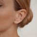Hey Happiness Bloesem Earcuff 925 Zilver - Bloem Zirkonia