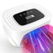 Appareil laser sans fil pour mycose des ongles - appareil de pédicure - 36 LED, 470/660 nm - batterie 2000 mAh - traitement de l'onychomycose (mycose des ongles) - taille unique - 1 pièce avec boîte