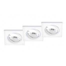 TRIO LEUCHTEN Jura Inbouwspot - Vierkant - Wit - 3 stuks