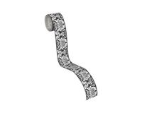 A.S. Création BAROK ORNAMENTEN BEHANGRAND | Zelfklevend - zwart wit