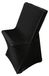Housse extensible pour chaise pliante – élastique, infroissable - Noir