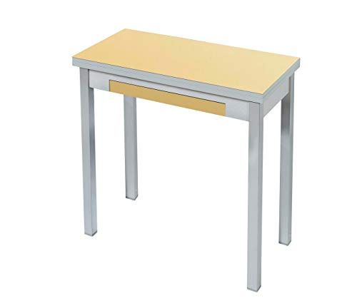 ASTIMESA Kooktafel - metaal - beige - 90 x 50 cm - EAN: 8435627802119