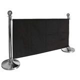 Bolero canvas barrièredoek, zwart, 70x143cm