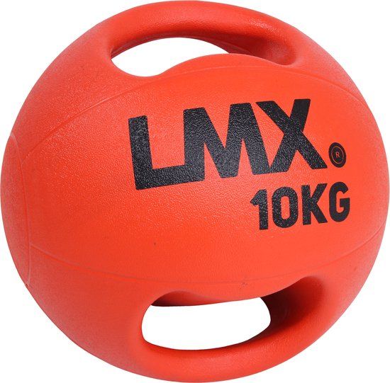 LMX Double handle medicine ball 10 kg - Red