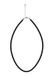 IZIA Ketting Zwart 48 cm