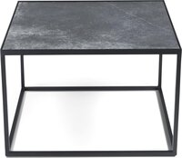 Spinder Design Salontafel Tijl 60 X 40 Cm Staal/steen Donkergrijs