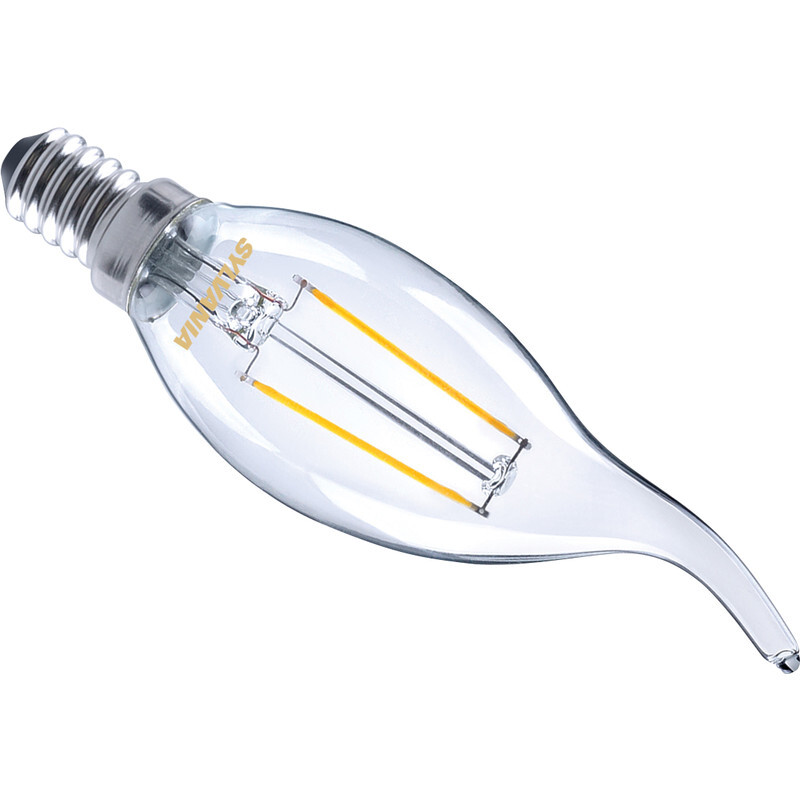 Sylvania ToLEDo LED lamp filament kaars helder E14 2,5W 250lm 2700K