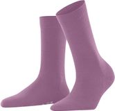 FALKE Softmerino eenkleurig wol katoen sokken dames roze - maat 37-38
