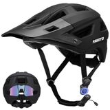 Favoto Lichte mountainbikehelm - MTB en racefietshelm voor dames en heren - CE-gecertificeerd, ademend, verstelbare fietshelm voor volwassenen en jongeren