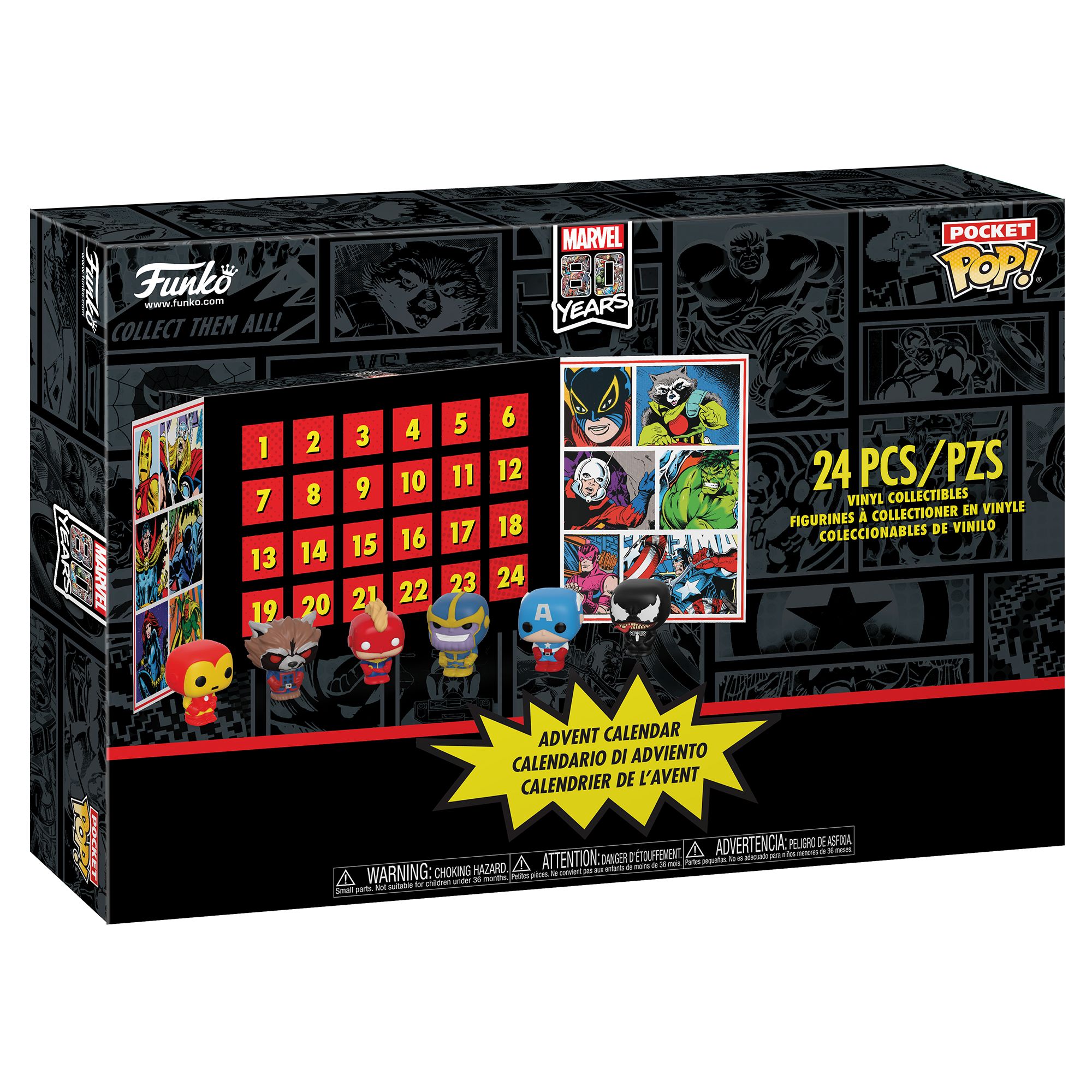 Funko Pocket Pop! - Marvel Avengers Adventkalender - 24 stuks