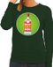 Bellatio Decorations Shoppartners Bv Foute kersttrui / sweater Merry Chrismas Vodka groen voor dames - Kersttrui voor wodka liefhebber 2XL