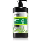 Dr. Santé Cannabis Shampoo zonder siliconen en parabenen voor droog en damamig haar met Hemp haarolie, 1000 ml