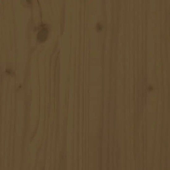 vidaXL Set of 2 Side Tables - 50x50x49 cm - Solid Pine Wood - Honey Brown