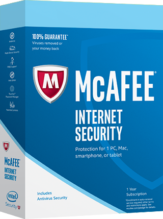 McAfee Internet Security 2017 - 1 User - 1 Year - Download