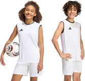 adidas teamwear adidas Entrada 26 Sleeveless Jersey Wit - Maat 116cm