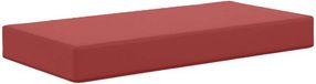 vidaXL Buitenstoel Kussen 100% Polyester Wijnrood 80 x 40 x 8 cm