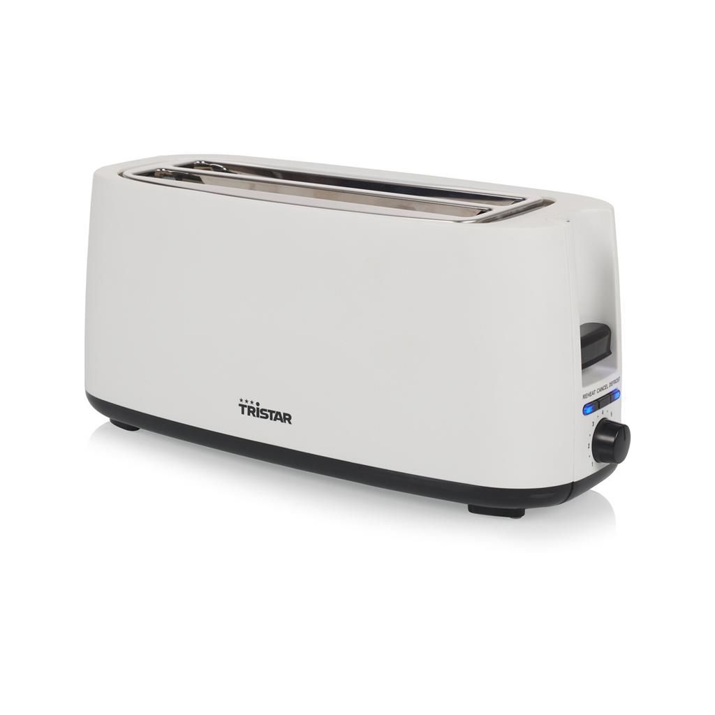Tristar BR-1057 Broodrooster - 4 sneetjes - 1400W - Wit