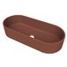 Arcqua Case Opbouw Waskom Ovaal 60x26 Mat Terracotta