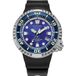 Citizen Promaster Dive BN1025-08L Horloge - Rubber - Zwart - Blauw - Ø 46 mm