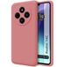 Tumundosmartphone Hoesjes van vloeibare siliconen, zeer zacht voor Xiaomi Redmi 14C, roze