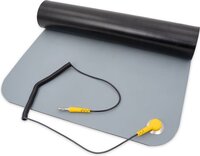 Velleman Antistatische soldeermat met aardingssnoer - 1000 x 700 mm - grijs