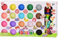 Playgo Klei Speelset Luxe - 20 Kleurrijke Kleipotjes voor Kinderen