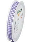 Halbach Seidenbänder Premium Vichy Karo cadeaulint (lavendel)