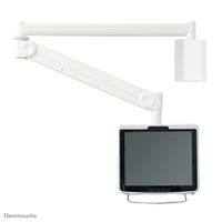 Neomounts FPMA-HAW100 Bras de moniteur médical mural 10-24" - h 0-170 cm - 1-6 kg - VESA 75x75-100x100 - ressort à gaz - blanc
