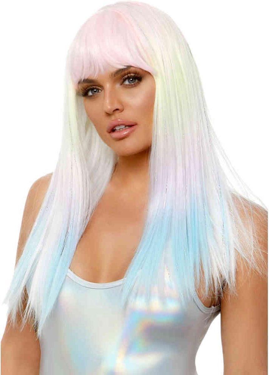 Leg Avenue Pruik Pastel Ombre UV Multicolours