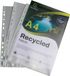 Exacompta 10x Zakje met 25 geperforeerde showtassen in gerecycled PP Forever 12/100e - A4 - Doorschijnend