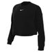 NIKE W Nsw Phnx Flc Oos Crew dames Lange gebreide jas