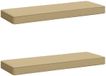 vidaXL 2-delige Bankkussens VUGHT 100% Polyester Beige