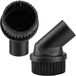 Brosse à poussière ronde poils synthétiques - 2 pièces - raccord 35 mm - Pour aspirateur et voiture