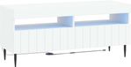 vidaXL LED tv-meubel ZWOLLE 100 x 35 x 43 cm Wit Bewerkt hout