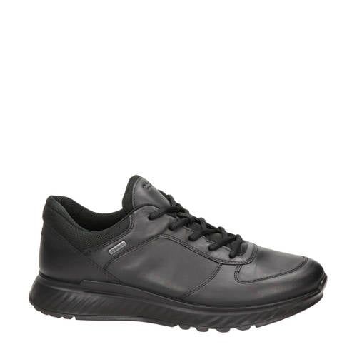 Ecco Exostride leren veterschoenen zwart