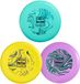 VEVOR Set de golf disc (3 pièces), Frisbees pour entraînement de force complet, avec Putter, Mid-Range, Driver, Approuvé PDGA, pour jardin, pelouse, plage et parc extérieur
