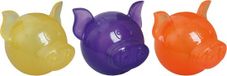 Karlie Flamingo Trainingsbal Piggy - Hondenspeelgoed - 7.5 cm - Geel