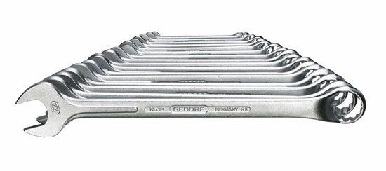Gedore Ring-steeksleutelset 17-delig 6 - 22 mm