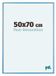 Your Decoration - Cadre pour puzzle 68x98 cm - Acier Bleu