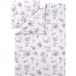 LIVARNO® Parure de lit réversible en seersucker, 260 x 240 cm (fleurs)