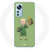 Maniacase Hoesje voor Xiaomi Mi 12 / 12X One piece Manga Roronoa Zoro