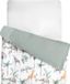 Sevira Kids - Housse de couette Safari 100x140 cm Vert Coton
