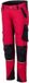 Planam Dames Werkbroek Norit Rood | Zwart - Maat 50