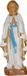 Merkloos Maria Lourdes beeldje - biddend - 12 cm - polystone - religieuze beelden