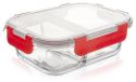 Emballage en verre pour aliments - Pot de stockage - 1,3 litre - Avec couvercle - Joint divisé
