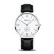 Bering 14040-404 Polshorloge Heren Kwarts Zwart Leer Zilverkleurig Staal Saffierglas 40mm