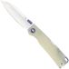 KA-BAR State & Union F01 SUF01JG, Satin S35VN, Jade G10, Purple Aluminum Hardware couteau de poche