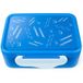 ergobag Broodtrommel met scheidingsvak, BPA-vrij, vaatwasmachinebestendig, donkerblauwe berenmotief