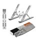 Stick Well Laptopstandaard voor bureau, verstelbare aluminium laptopverhoger voor bureau en bed, luchtgeventileerde draagbare laptopstandaard, compatibel met MacBook, Dell, HP en 10-15,6 inch