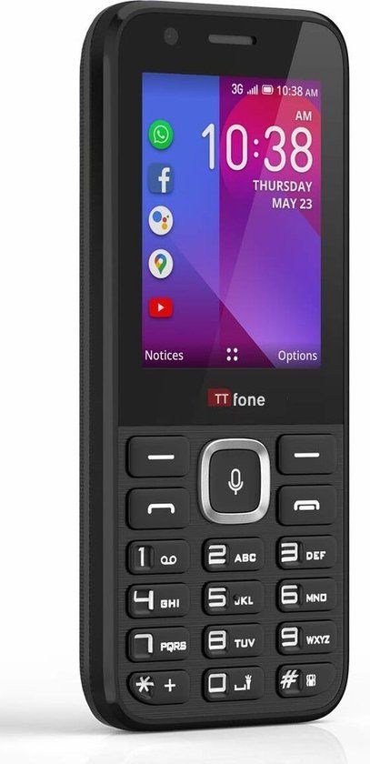 TTfone TT240 Simple Makkelijk te gebruiken Whatsapp mobiele telefoon - 3G KaiOS